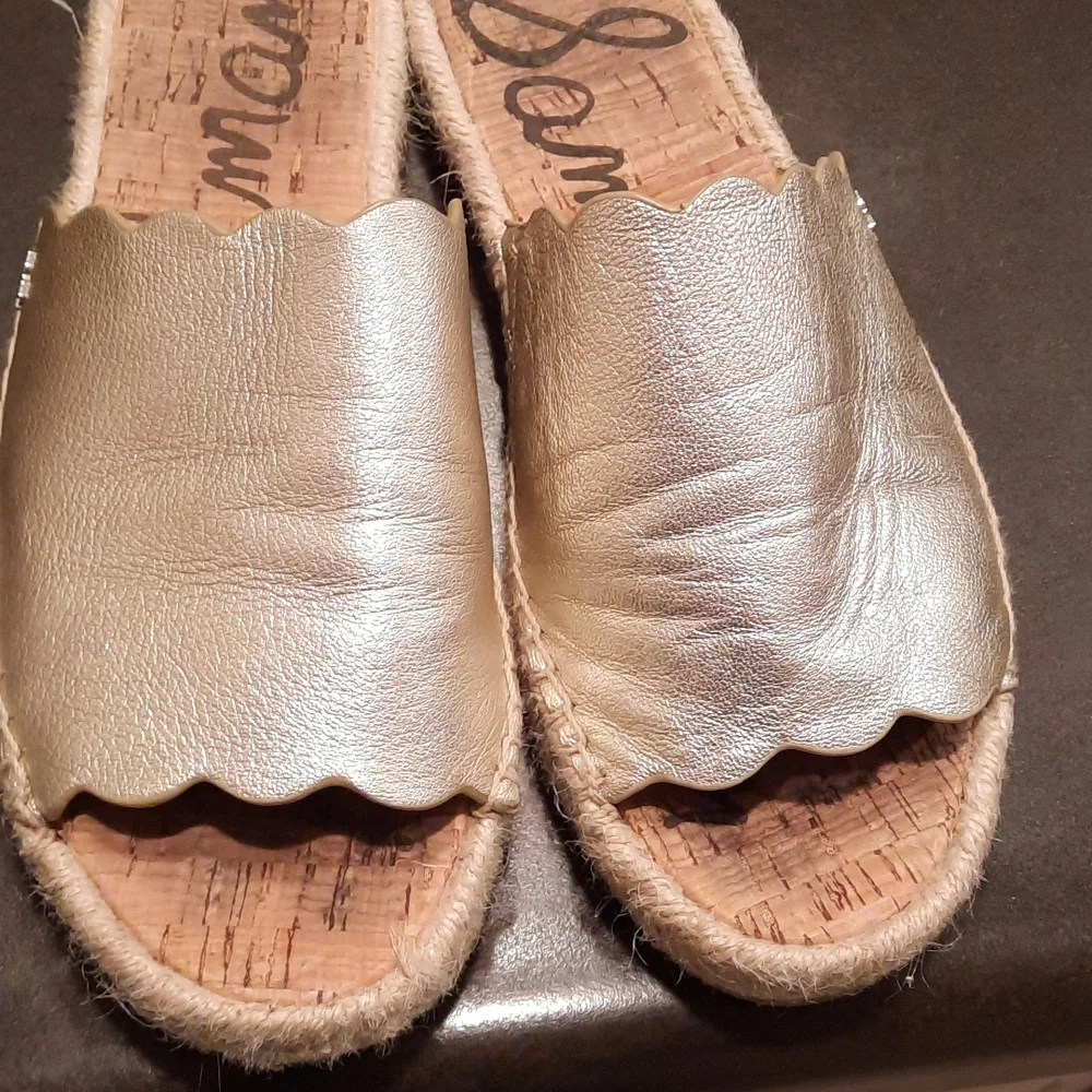 Sam Edelman Gold Sandals